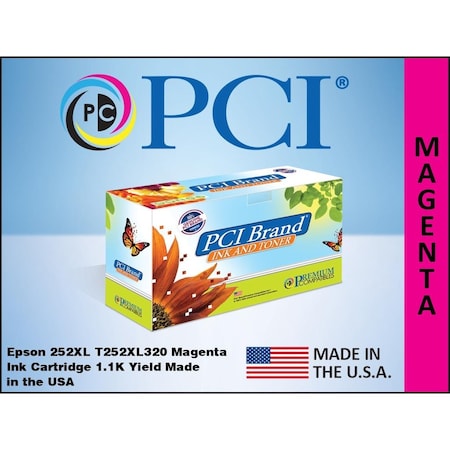 Pci Pci Epson T252Xl320 252Xl Magenta Inkjet Cartridge 1.1K High Yield T252XL320-PCI